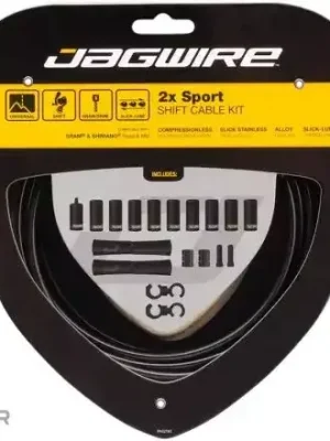 Nízká Cena Jagwire UCK302 2x Sport Shift sada řadicích lanek a bowdenů, černá
