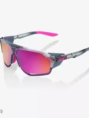 Novinka 100% Norvik brýle, polished translucent grey/purple multilayer