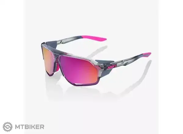 Novinka 100% Norvik brýle, polished translucent grey/purple multilayer