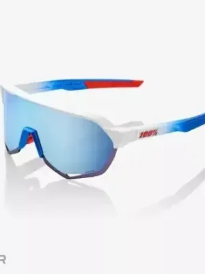 100% S2 TotalEnergies brýle, matte white/metallic blue/blue multilayer Značkový