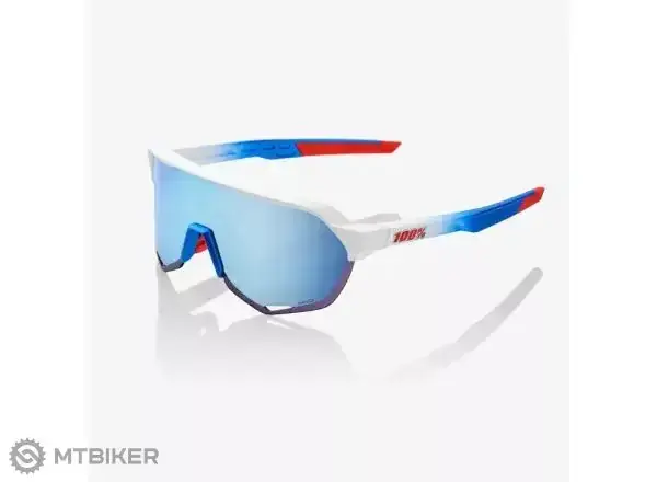100% S2 TotalEnergies brýle, matte white/metallic blue/blue multilayer Značkový