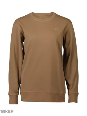 Rychlé Dodání POC Poise Crew Neck dámská mikina, Jasper Brown