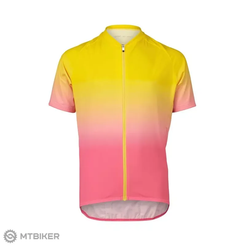 Levný POC XC Gradient Aventurine dětský dres, yellow/actnium pink