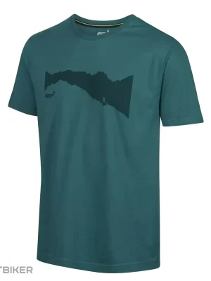 Inov-8 GRAPHIC TEE "Ridge" triko, zelená Časově Omezené