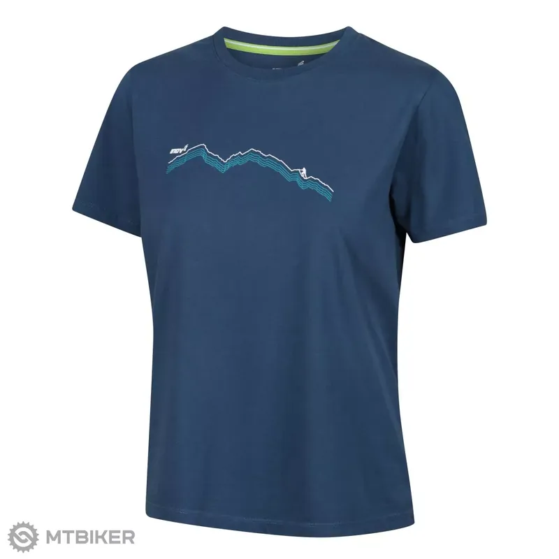 Inov-8 GRAPHIC TEE "Ridge" dámské triko, modrá Akční Nabídka