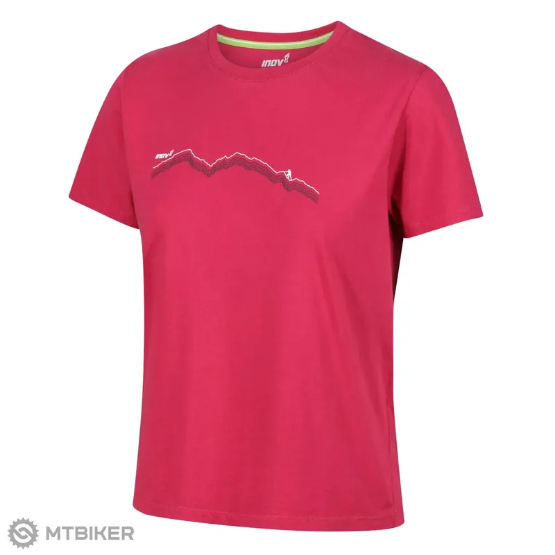 Inov-8 GRAPHIC TEE "Ridge" dámské tričko, růžová Koupit Online