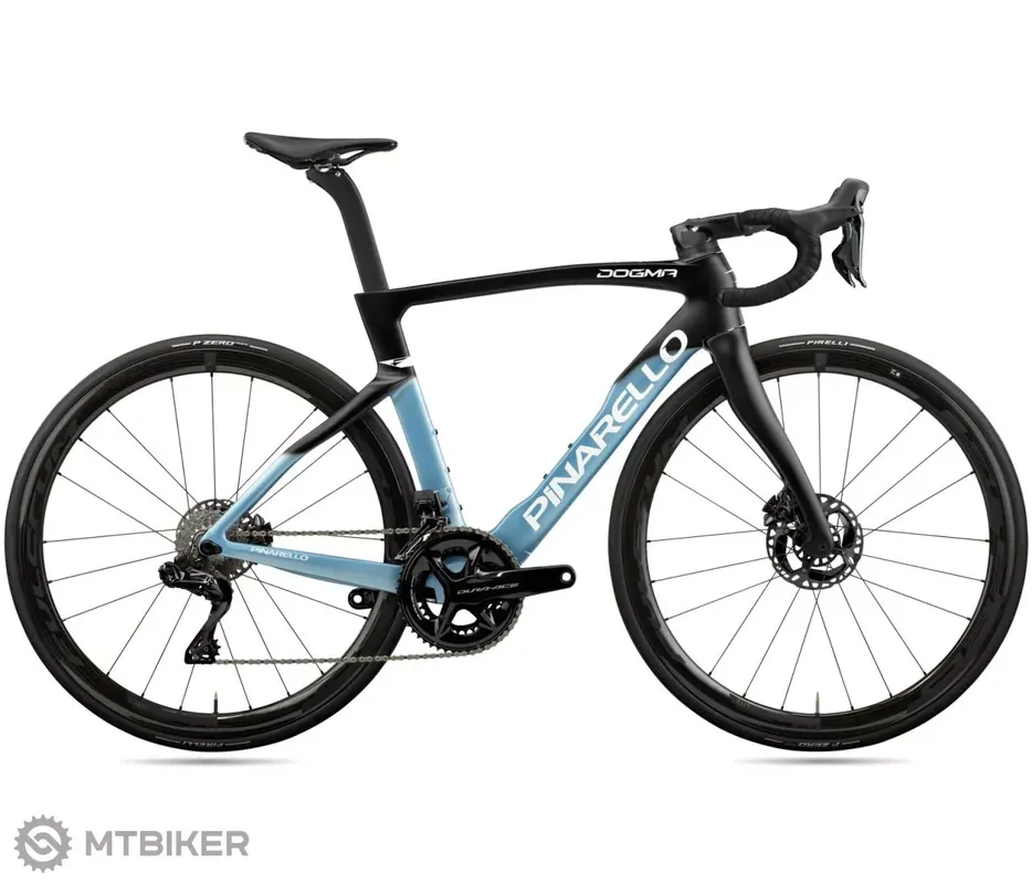 Pinarello Dogma F Dura-Ace Di2 VISION METRON 45 SL DB kolo, světle modré/černé Nejlepší Volba