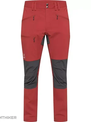 Haglöfs Mid Slim kalhoty, červená Výhodná Nabídka