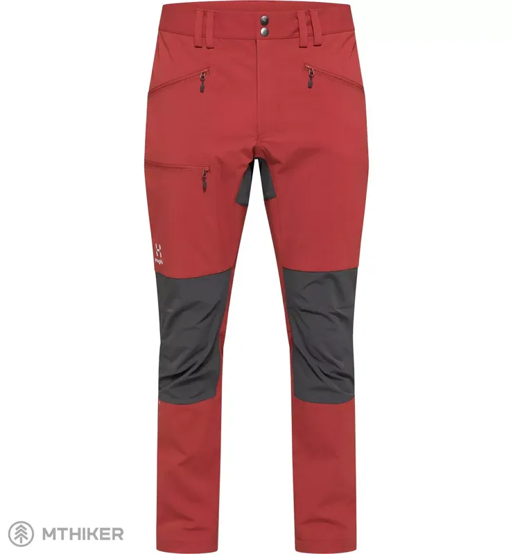 Haglöfs Mid Slim kalhoty, červená Výhodná Nabídka
