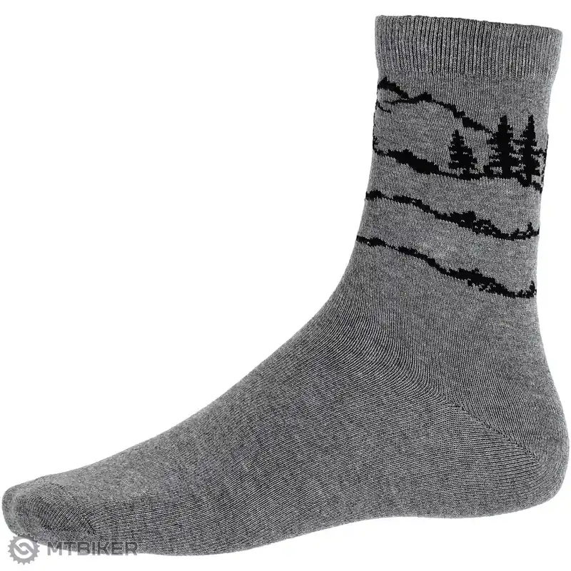 Viking boosocks mid man ponožky, šíva Výhodná Nabídka