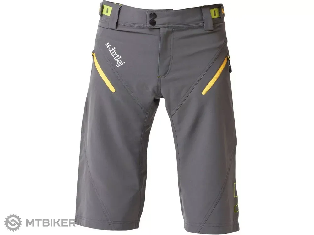 dirtlej Trailscout Summer kalhoty, grey/lime Must-Have