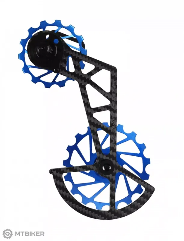 Originální Nova Ride Carbon Ceramic ramínko přehazovačky pro Shimano 105, 12 sp, modrá