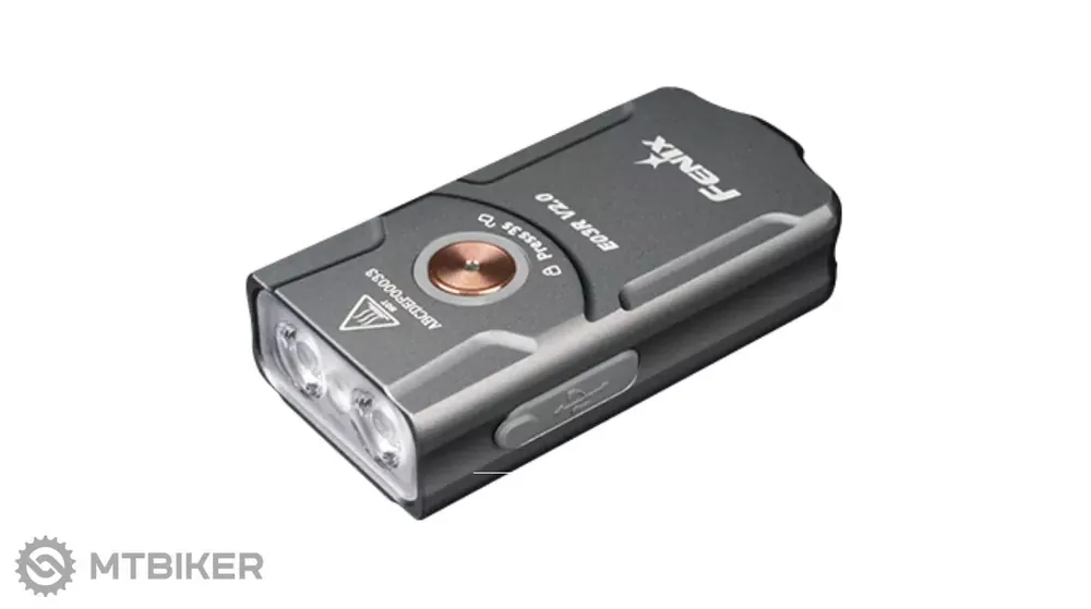Fenix E03R V2.0 dobíjecí baterka, šedá Originální