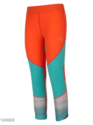 Horká Nabídka La Sportiva Sensation Leggings dámské kalhoty, cherry tomato/lagoon