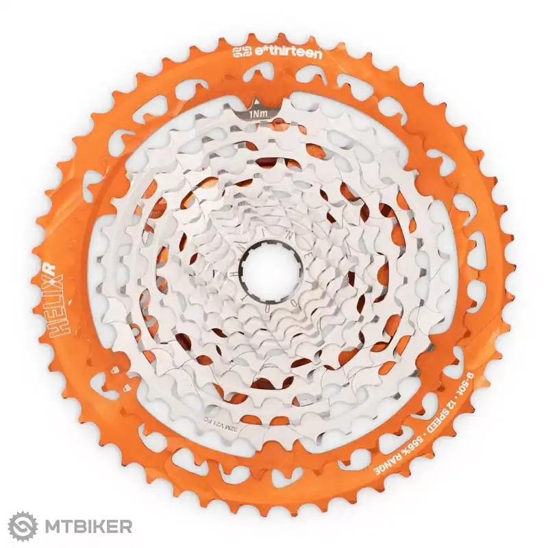 e*thirteen Helix Race kazeta, 12-kolečko, naranja Cenově Výhodný