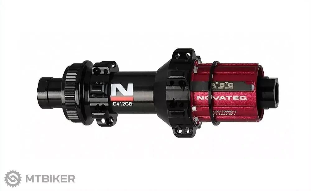 Zlevněný Novatec D412CB-CL-X12-A6A-ABG-11S zadní náboj, 6-děr, 28 děr, 12x142 mm, Shimano HG, OEM