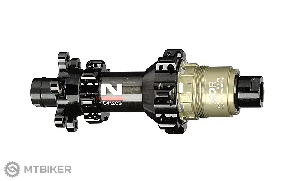 Sezónní Sleva Novatec D412CB-X12-A4A-XDR zadní náboj, 6-děr, 28 děr, 12x142 mm, Sram XDR, OEM