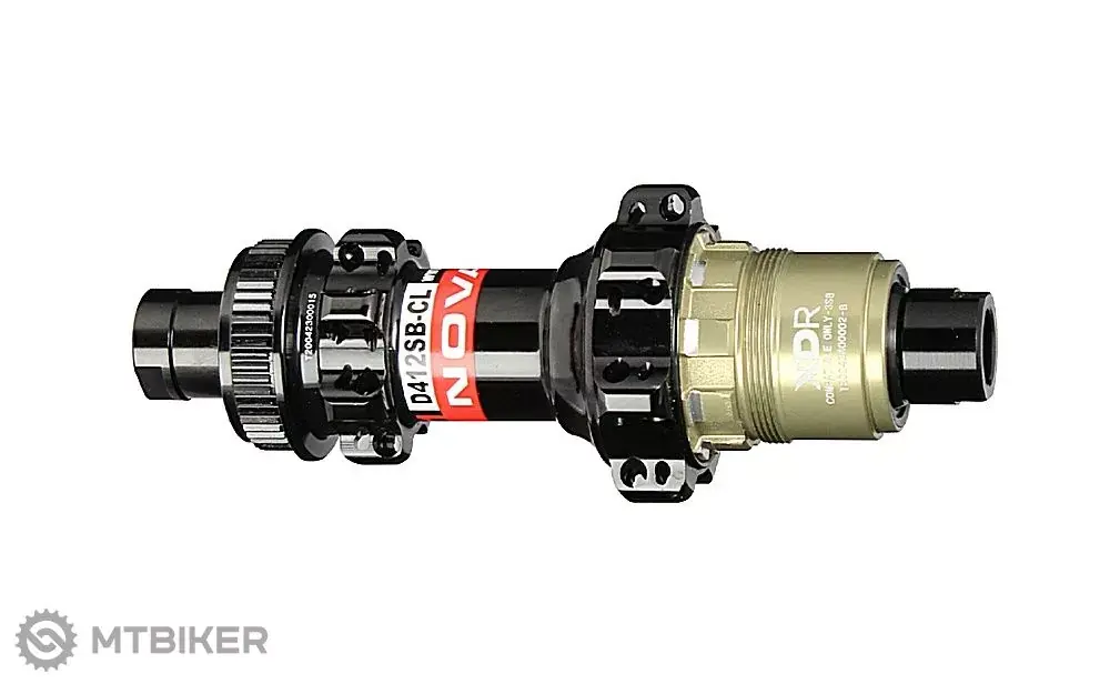 Vysoce Kvalitní Novatec D412SB-CL-X12-A4A-XDR zadní náboj, CenterLock, 28 děr, 12x142 mm, Sram XDR, OEM