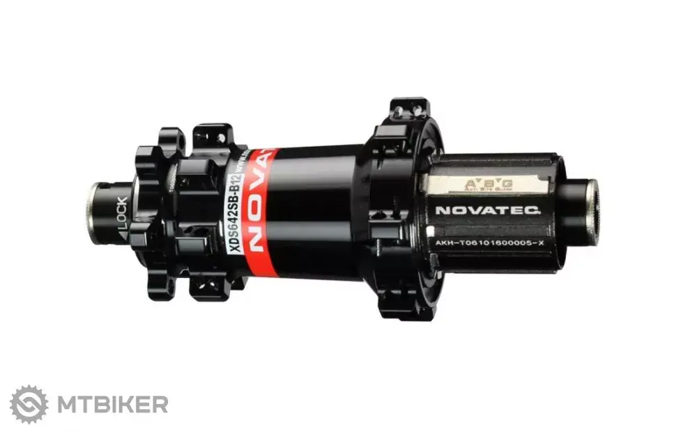 Novatec XDS642SB/A-B12-ABG zadní náboj, 6-děr, 28 děr, 12x148 mm, Shimano HG, OEM Vysoce Kvalitní