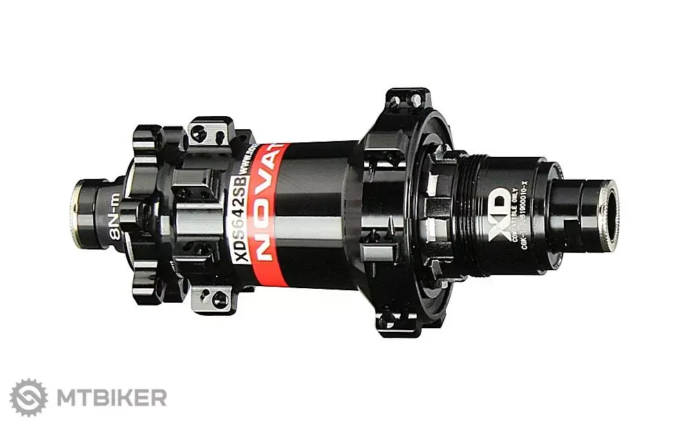 Rychlé Dodání Novatec XDS642SB/A-X12-A6A-S11(XD) zadní náboj, 6-děr, 28 děr, 12x142 mm, Sram XD, OEM