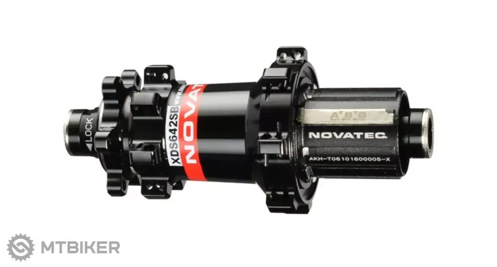 Nová Kolekce Novatec XDS642SB/A-X12-ABG zadní náboj, 6-děr, 28 děr, 12x142 mm, Shimano HG, OEM