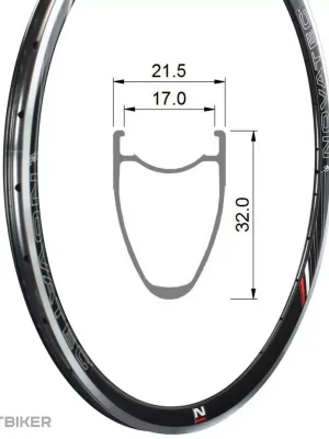 Autentický Novatec RWA32C 28" silniční ráfek 24 děr