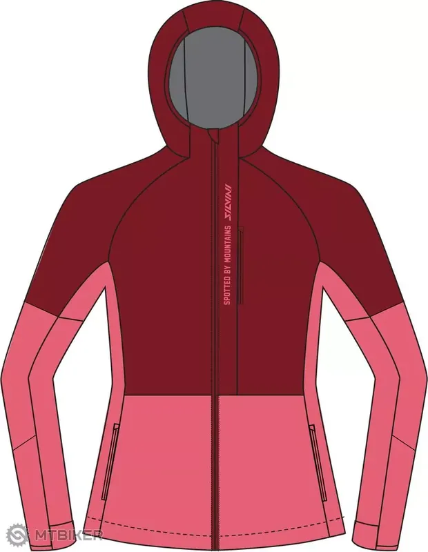 SILVINI Sassolunga dámská bunda, merlot/punch Nejprodávanější
