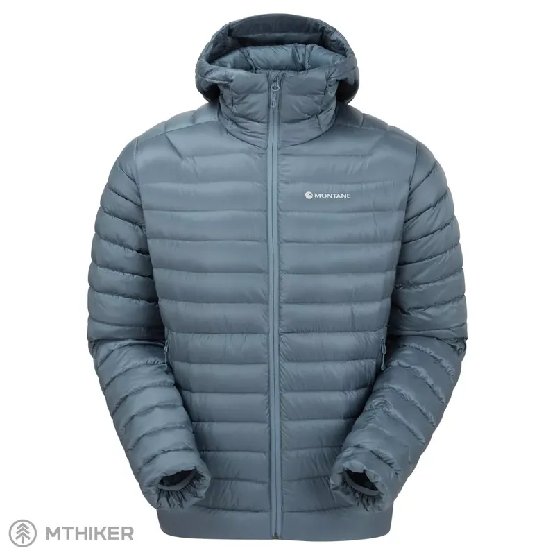 Ověřený Montane ANTI-FREEZE HOODIE bunda, šedomodrá