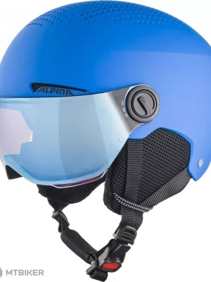 Poslední Šance ALPINA ZUPO VISOR Q-LITE dětská přilba, modrá matná