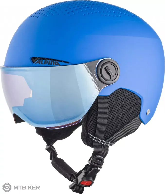 Poslední Šance ALPINA ZUPO VISOR Q-LITE dětská přilba, modrá matná