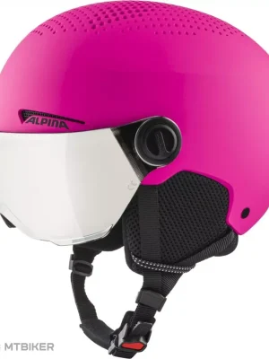 ALPINA ZUPO VISOR Q-LITE dětská přilba, růžová matná Cenově Výhodný