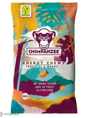 Odeslání Ihned Chimpanzee ENERGY CHEWS gumové bonbony, 35 g, Tropical Mango