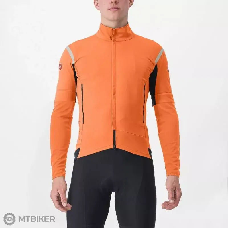 Castelli PERFETTO RoS 2 CONVERTIBLE bunda, oranžová Ověřený