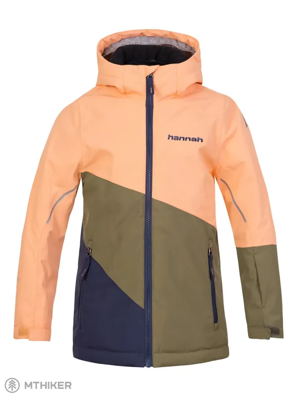 Hannah Kigali Jr dětská bunda, cantaloupe/burnt olive Nejprodávanější