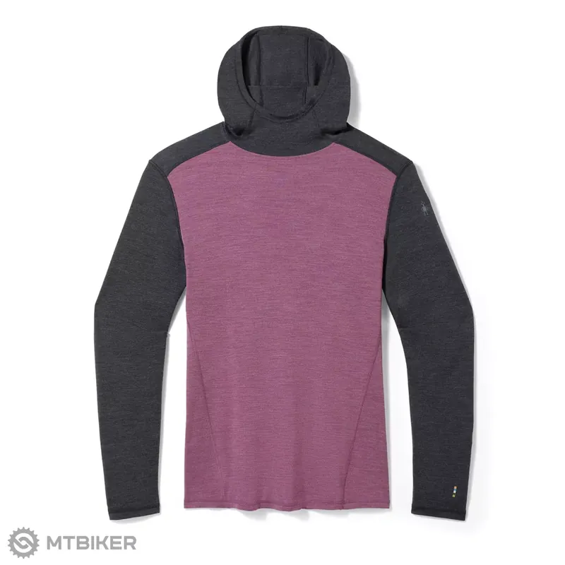 Smartwool Classic Thermal Merino Base Layer Hoodie tričko, charcoal/argyle purple Expresní Doručení