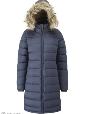 Výhodná Nabídka Rab Deep Cover Parka dámský kabát, deep denim