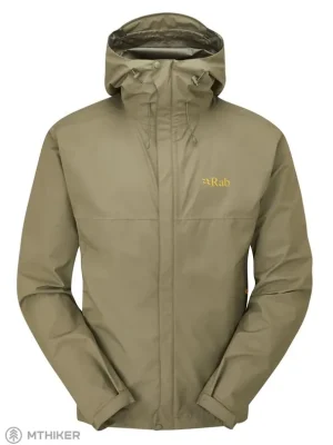 Nejprodávanější Rab Downpour Eco bunda, světlo khaki