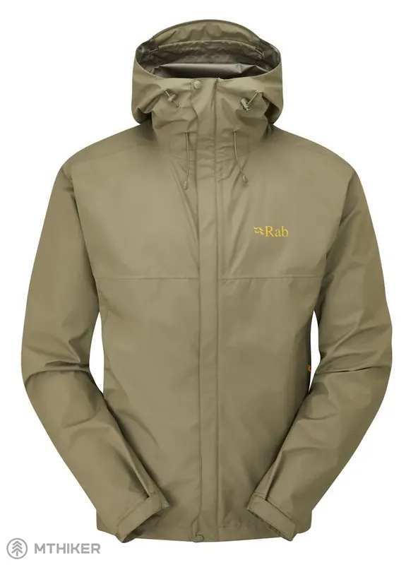 Nejprodávanější Rab Downpour Eco bunda, světlo khaki