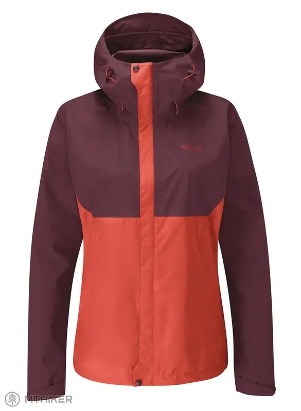 Rab Downpour Eco dámská bunda, deep heather Zlevněný