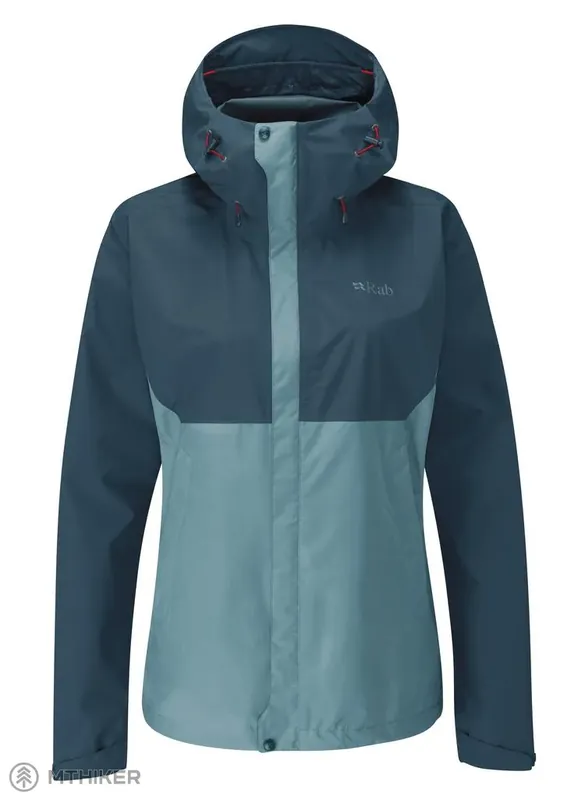 Hit Sezóny Rab Downpour Eco dámská bunda, orion blue/citadel