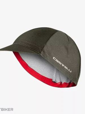 Castelli ROSSO CORSA 2 kšiltovka, tmavě zelená Nová Kolekce
