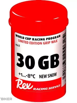 Rex Racing Grip stoupací vosk 30GB, +1..-8 C nový sníh Akční Nabídka