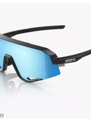 Jen Po Omezenou Doba 100% Slendale brýle, matte black/HiPER blue multilayer mirror