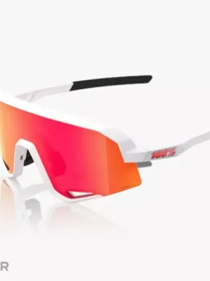 Nejprodávanější 100% Slendale brýle, matt white/HiPER red multilayer mirror