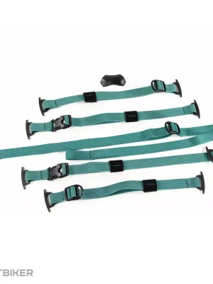 ORTLIEB Compression-Straps Atrack kompresní popruhy, tyrkysová Expresní Doručení