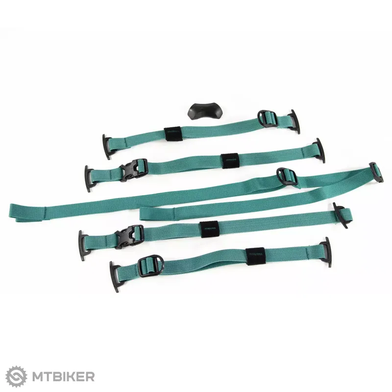 ORTLIEB Compression-Straps Atrack kompresní popruhy, tyrkysová Expresní Doručení