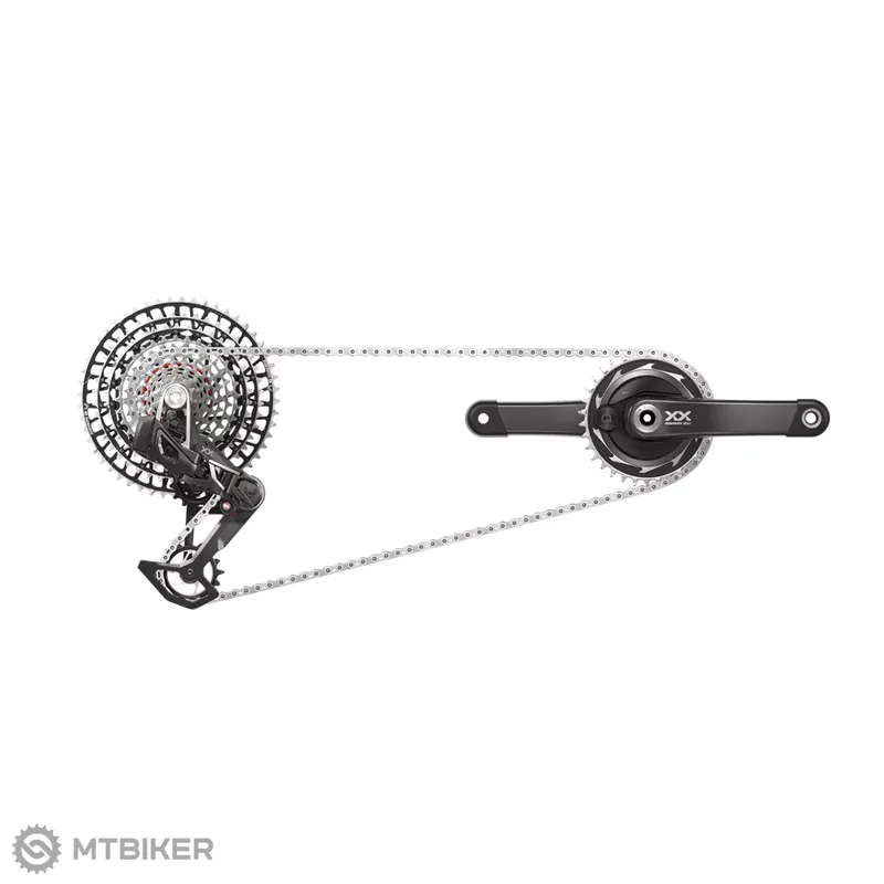 Koupit Online SRAM XX SL T-Type Eagle Transmission Powermeter AXS sada, kliky 175 mm, 10-52T, 1x12