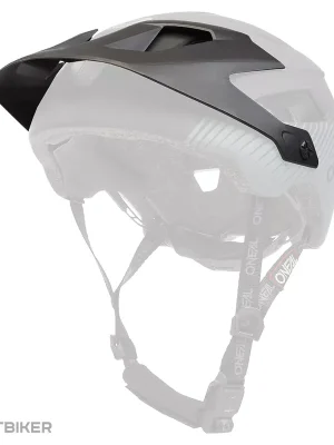 Ověřený O‘NEAL DEFENDER GRILL náhradní kšilt, černá/šedá