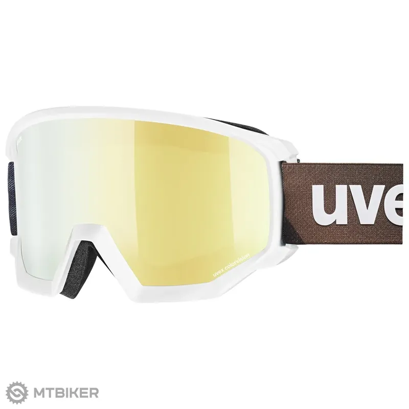 Nízká Cena uvex Athletic CV brýle, white matt/gold-green