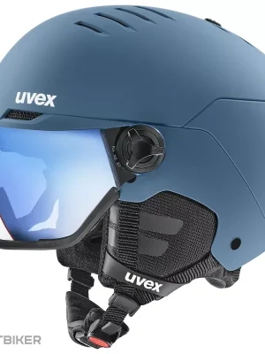 Výprodej uvex wanted visor přilba, stone blue matt